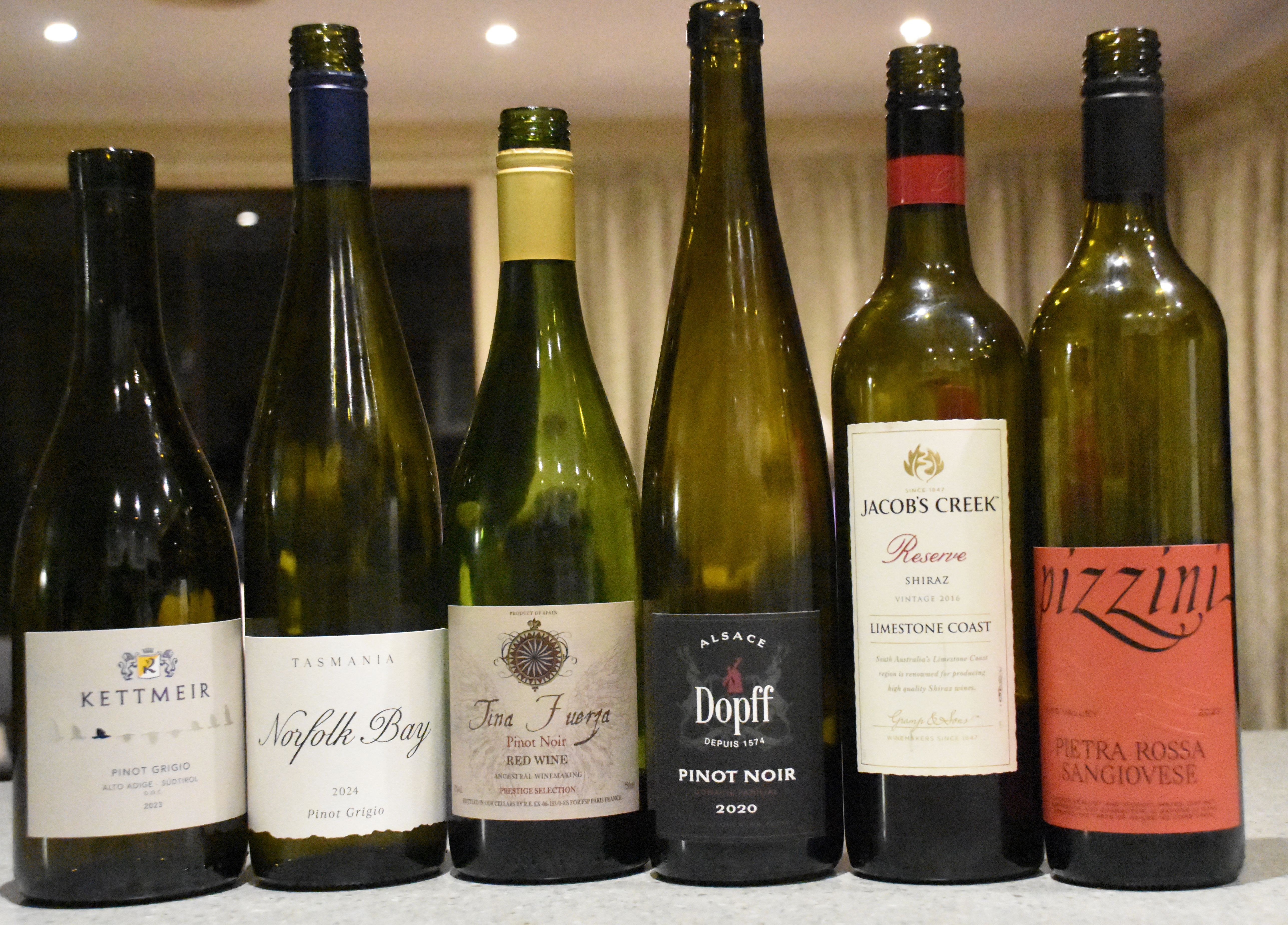 Wines of the September 2025 Tasting Wines of the September 2025 Tasting